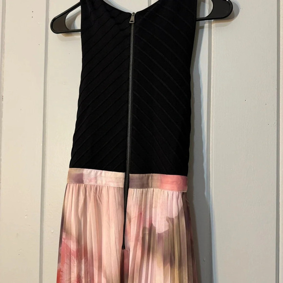 NWT Ted Baker Loulous Cross Front Pleated Dress Knit Bodice Sleeveless US 10 - Picture 12 of 16